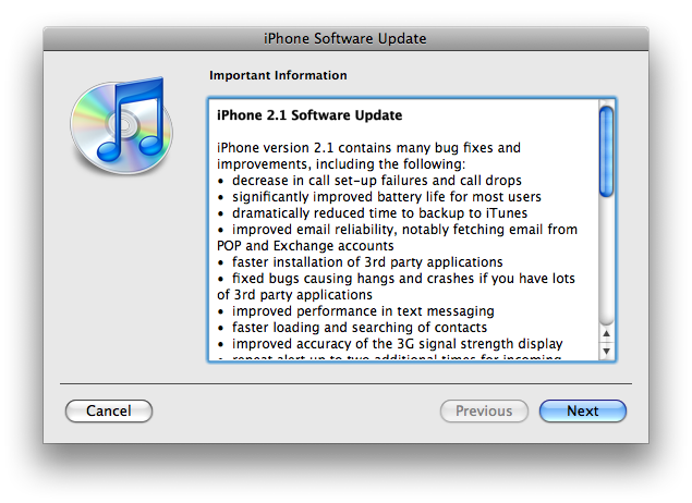 picture 21 iPhone 2.1 firmware is out