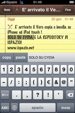 img 00162 Clippy: Copy/paste on iPhone [Cydia]