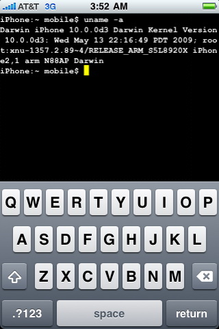 iphone3gs jailbreak1 iPhone 3GS is hacked [Photo]