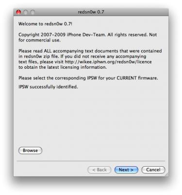 redsn0w 375x400 Firmware 3.0 jailbreak: RedSn0w for iPhone and iPod Touch