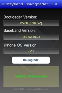 fuzzyband 2 200x300 Fuzzyband, the application to downgrade the baseband, is updated with support of firmware 3.1.3