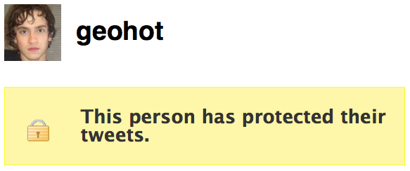 geohot tw Geohot закрыл свой iPhone блог и твиттер