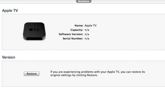 19  Джейлбрейк Apple TV с помощью iTunes