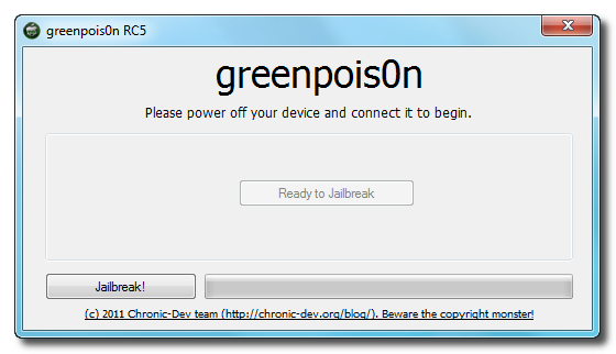 greenpois0n win 9 Пошаговая инструкция: отвязанный джейлбрейк iOS 4.2.1 на iPhone, iPod или iPad с помощью Greenpois0n для Windows