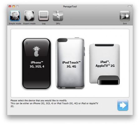 pwnagetool 42 448x400 PwnageTool 4.2 with untethered iOS 4.2.1 jailbreak released