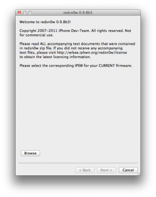 redsn0w 098b3 318x400 DevTeam выпустили утилиту для привязанного джейлбрейка iOS 4.3.4
